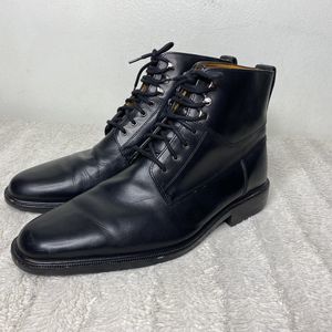 Cole Haan Black Leather Men's Boots